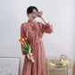 High waist thin fairy gentle wind snow spinning floral skirt  3897