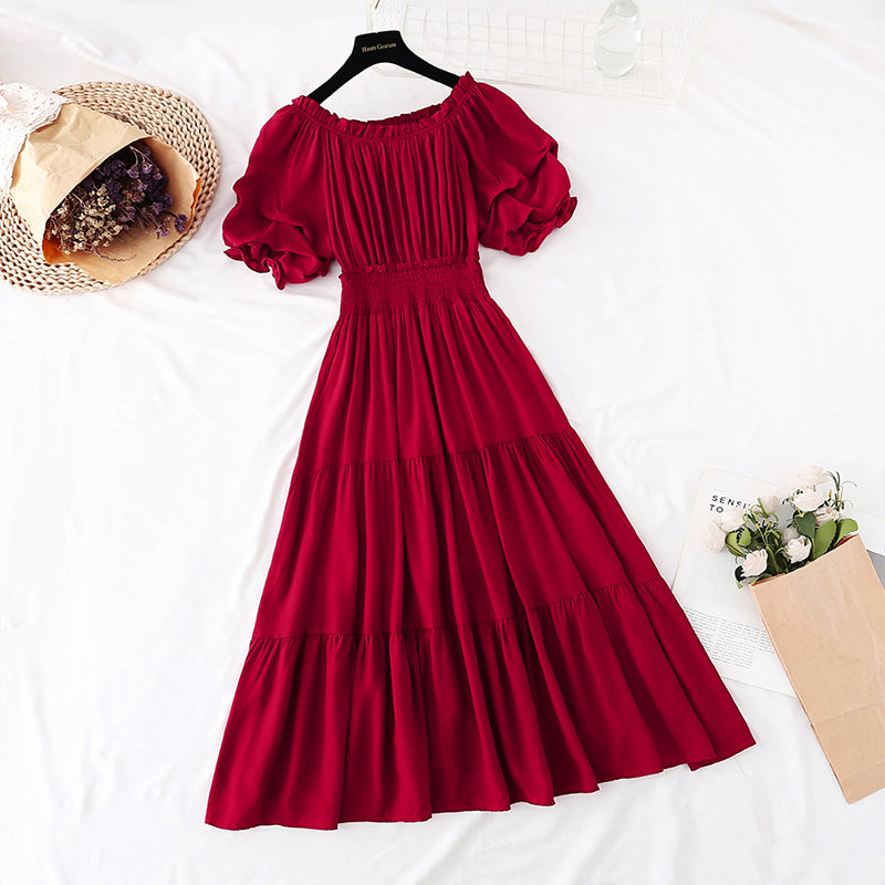 One shoulder Kikyo first love Mori French dress  4150