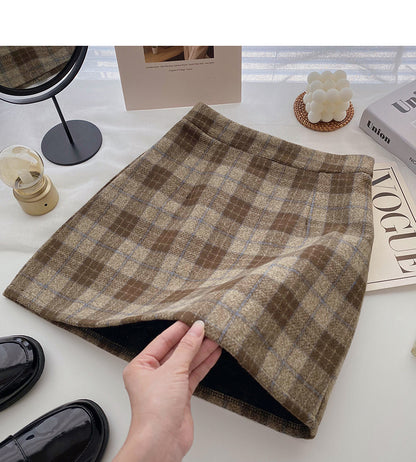 New Korean fashion bag hip slim A-line short skirt  5301