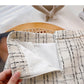 Plaid Design A-line skirt ruffled fishtail high waist skirt  5372