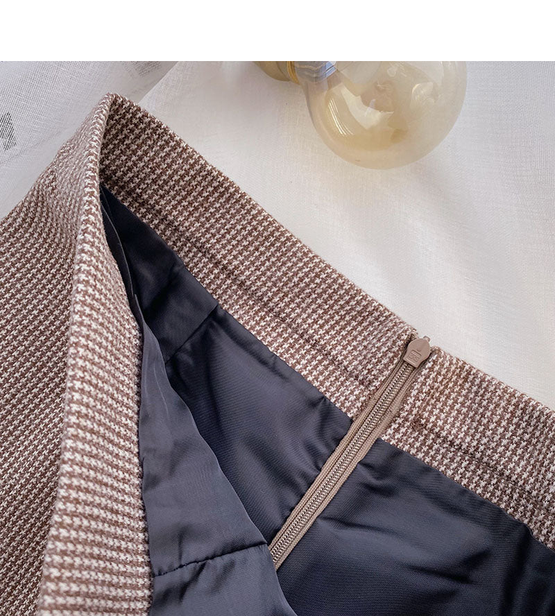 Korean minority temperament shows thin Hip Wrap Skirt  5491