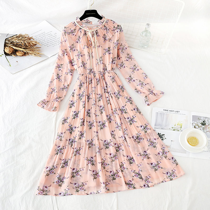 Retro floral Platycodon grandiflorum skirt fairy super xiansen series  3841
