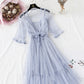 Super xiansen sweet suspender long skirt suit  4322