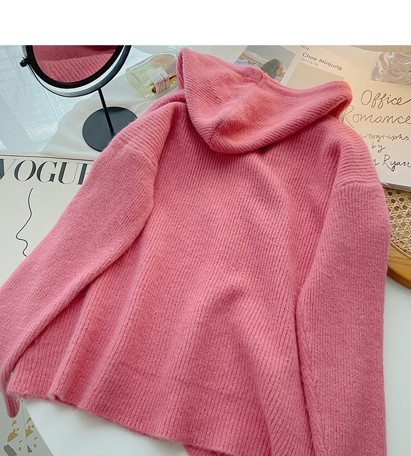 New Korean casual lazy long sleeve drawstring top  5911