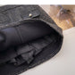 Korean retro small fragrance bright silk high waist A-shaped skirt  5393