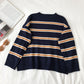 Korean Vintage college style loose and versatile T-shirt  5833