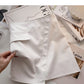 Korean style port style design PU Leather High Waist Hip Wrap Skirt  5423