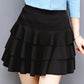 New style, large size chiffon skirt, pleated elastic high waist, A-line bottom skirt  3660