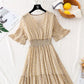 New French Vintage chiffon long skirt fairy super fairy series  4592