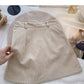 Jupe trapèze taille haute à coupe slim 5653