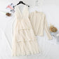 Japanischer weicher Wind mit Netzkleid 3989