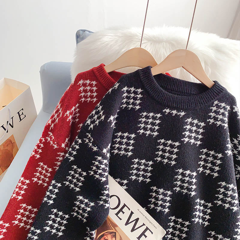 Rundhalspullover Lazy Wind Sweater Top 5088