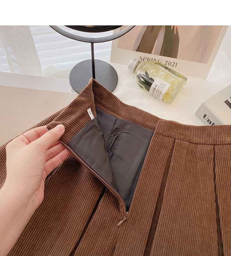 New Korean fashion retro slim skirt  5643