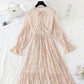 Slim pleated skirt temperament gentle wind over the knee with skirt  4063
