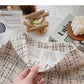 Retro small fragrance plaid skirt fashion  5394