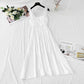 New French first love retro gentle suspender dress  4132