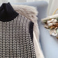 High neck vest sweater vest knitted female sleeveless  5002