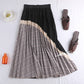 Plaid skirt, vintage pleated skirt, classic skirt  3680