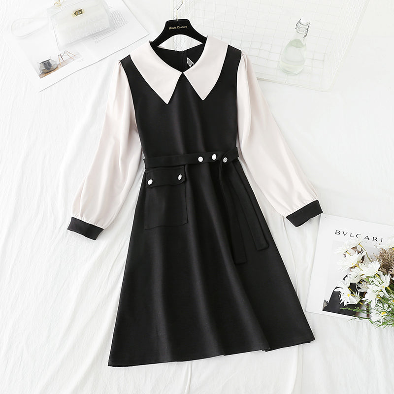 Das koreanische Kleid mit Reversboden ist modisch und schlank 4793