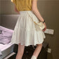 high-waisted versatile A-line skirt  3646