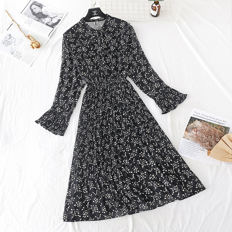Retro Platycodon chiffon long skirt fairy super fairy series  3821