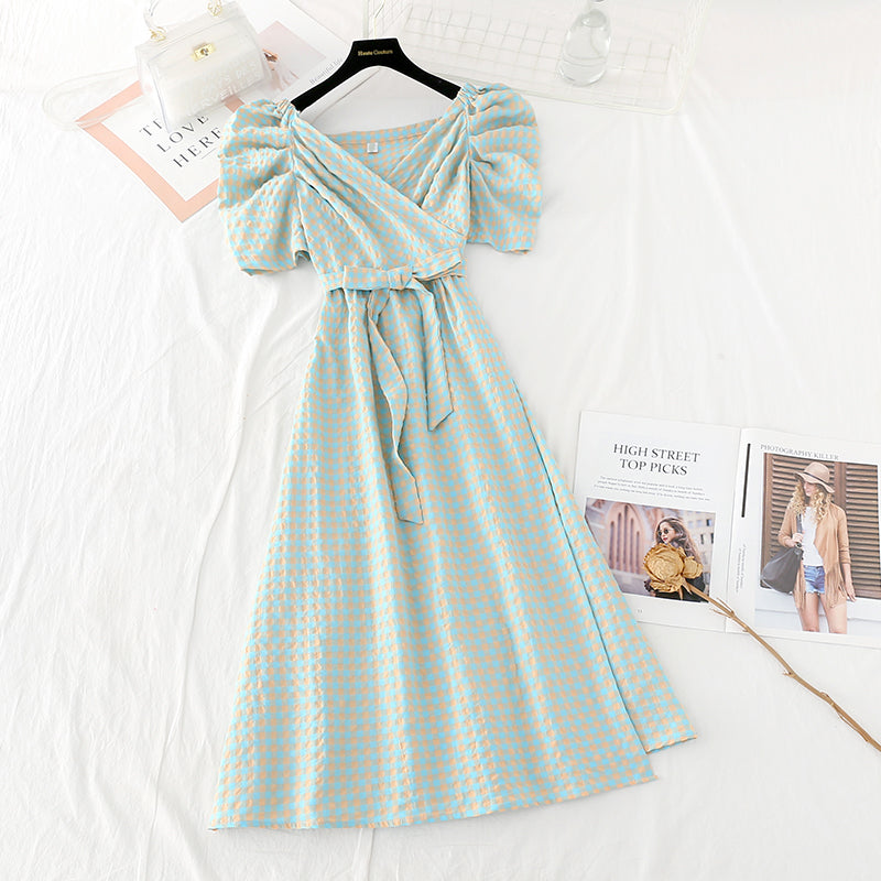 New style temperament, slim waist, cotton linen skirt, French long skirt  4628