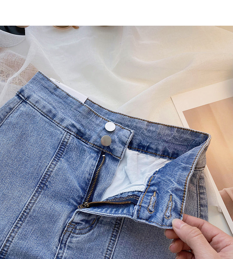 Korean style slim and age reducing Ruffle Skirt  5661