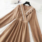 Neu Schmales Cordkleid 4753 mit altersreduzierendem Rüschen