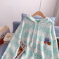 Net red hooded sweater with Korean knitted sweater  5111