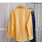 Solid shirt versatile casual design  6394