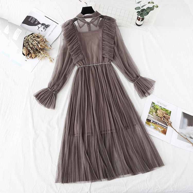 Gentle wind fairy super fairy series mesh dress  3982