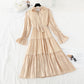 Vintage solid bow tie with a long skirt at the bottom  3830