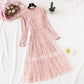 Minority pentagonal star mesh suit skirt  4320