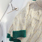 Twist Stehkragen-Pullover weiblich Retro-japanisch faul 4910