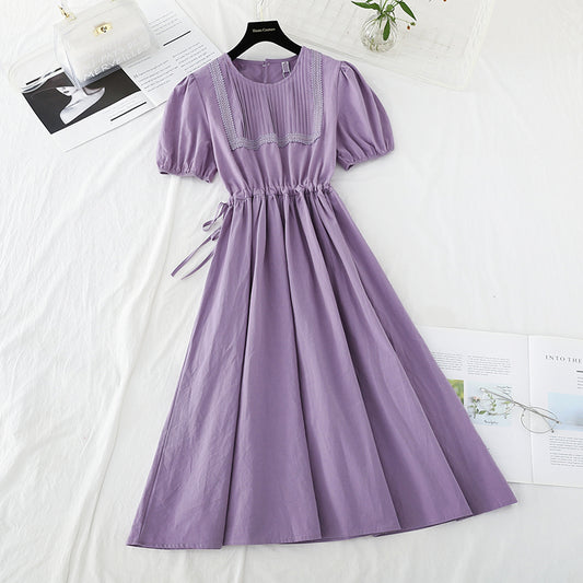 New waist closing slim skirt fairy super xiansen vintage dress  4517