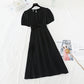 The new waist is slim, goddess style design sense, minority French skirt  4693