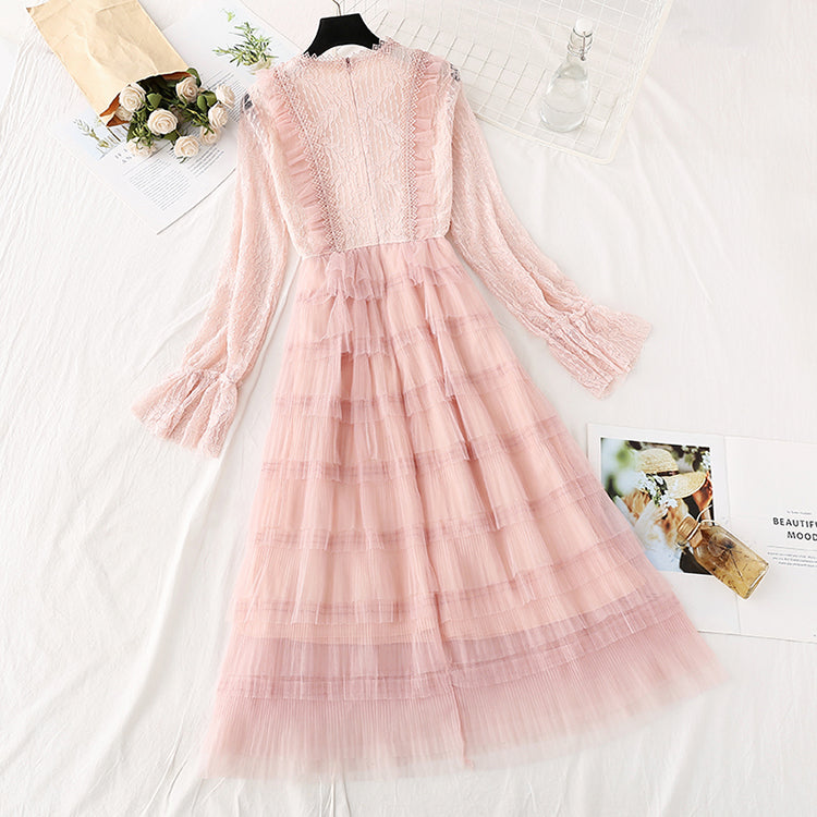 Xianqi-Spitzennetzkleid Super-Xiansen-Prinzessin-Kuchenrock 3813