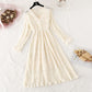 Fairy super xiansen French retro long skirt  4378