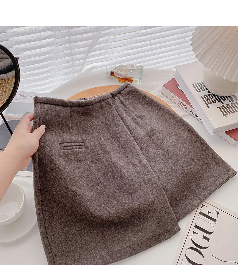 Niche design split A-shaped High Waist Hip Wrap Skirt  5464