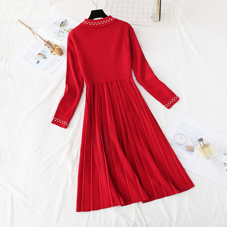 Loose sweater, skirt, bottom, inner layer, slim  3955