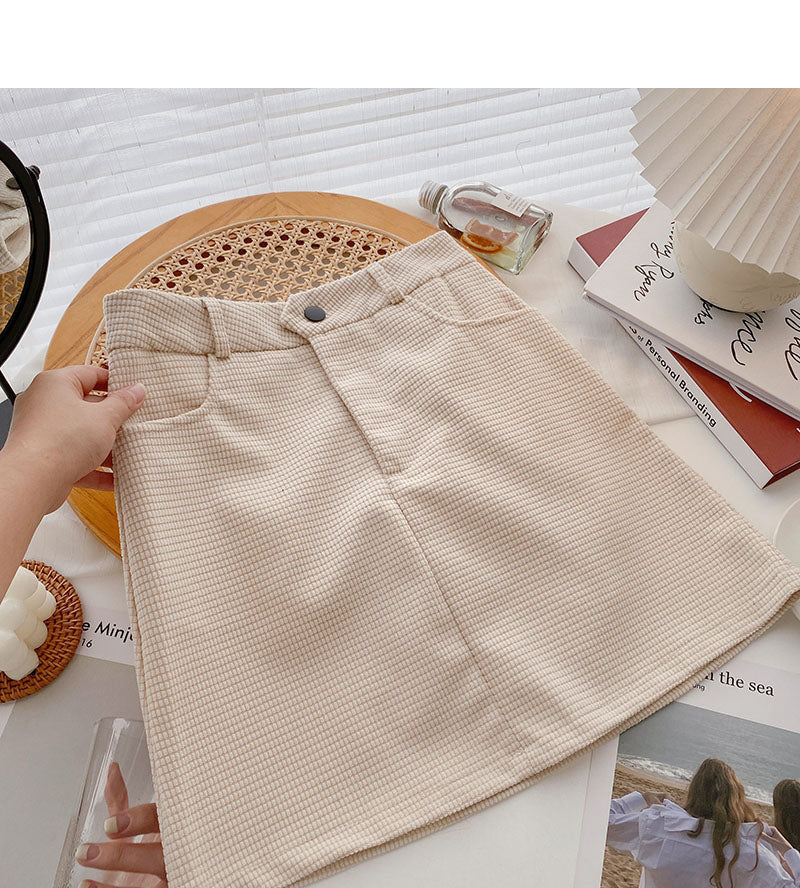 New Korean style simple casual skirt  5480