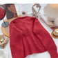 Einfarbiger Top-Design-Pullover im Retro-Stil im koreanischen Stil 5991