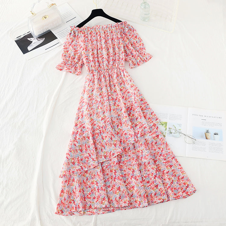 Straight shouldered skirt with thin waist, Fairy Dress  4666