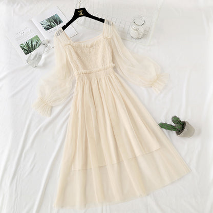 Robe en maille fine de style super xiansen 3729