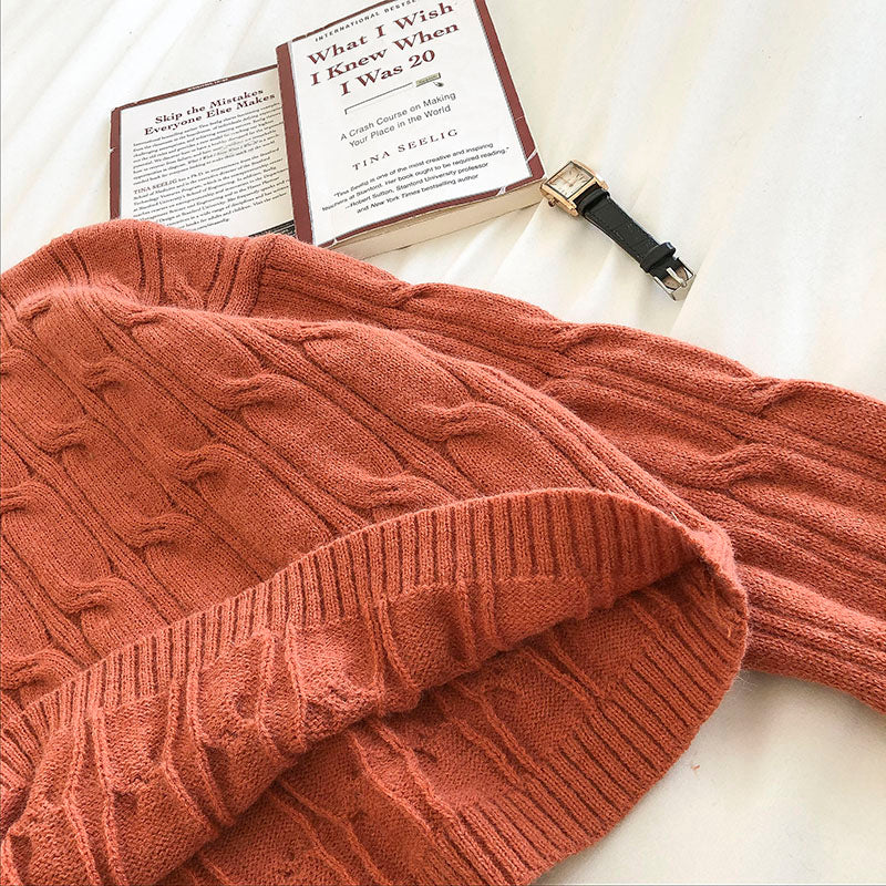 Trendy Hong Kong Style loose short long sleeve top  5841