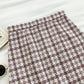 Sweet plaid skirt, retro, slim and anti light A-line skirt  5308