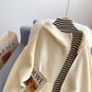 Design inclined zipper hooded sweater women's coat  5220
