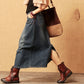 Frühlings- und Herbstart retroelastischer Halbrock Jeansrock 3713