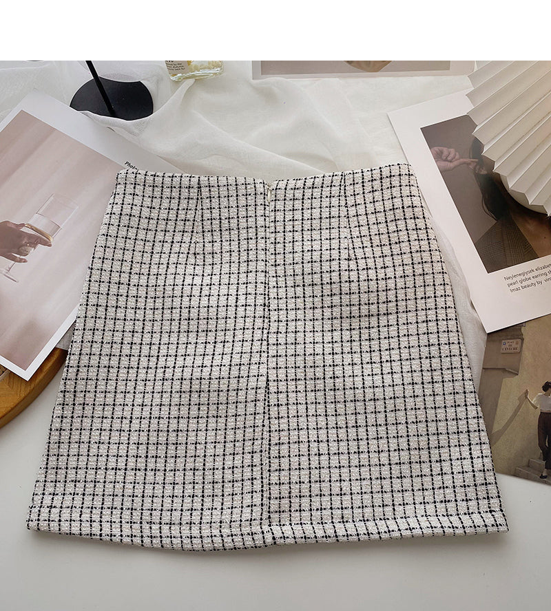 Korean style small fragrance skirt  5615