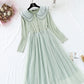 Alterndes Babykragenkleid weiblich Französisch erste Liebe kleiner Duft 4303